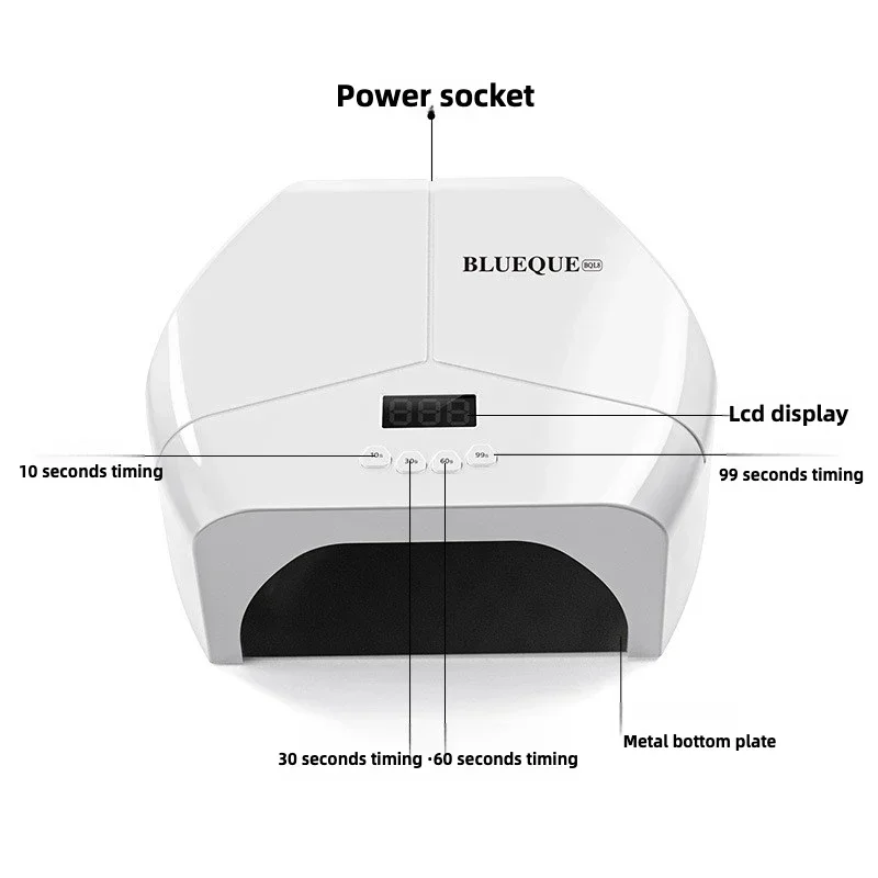 Z 2026 New 57/72 LEDS Nail Lamp Dryer Smart Nail Drying Lamp for Fast Dry Curing All Polish Manicure Tools
