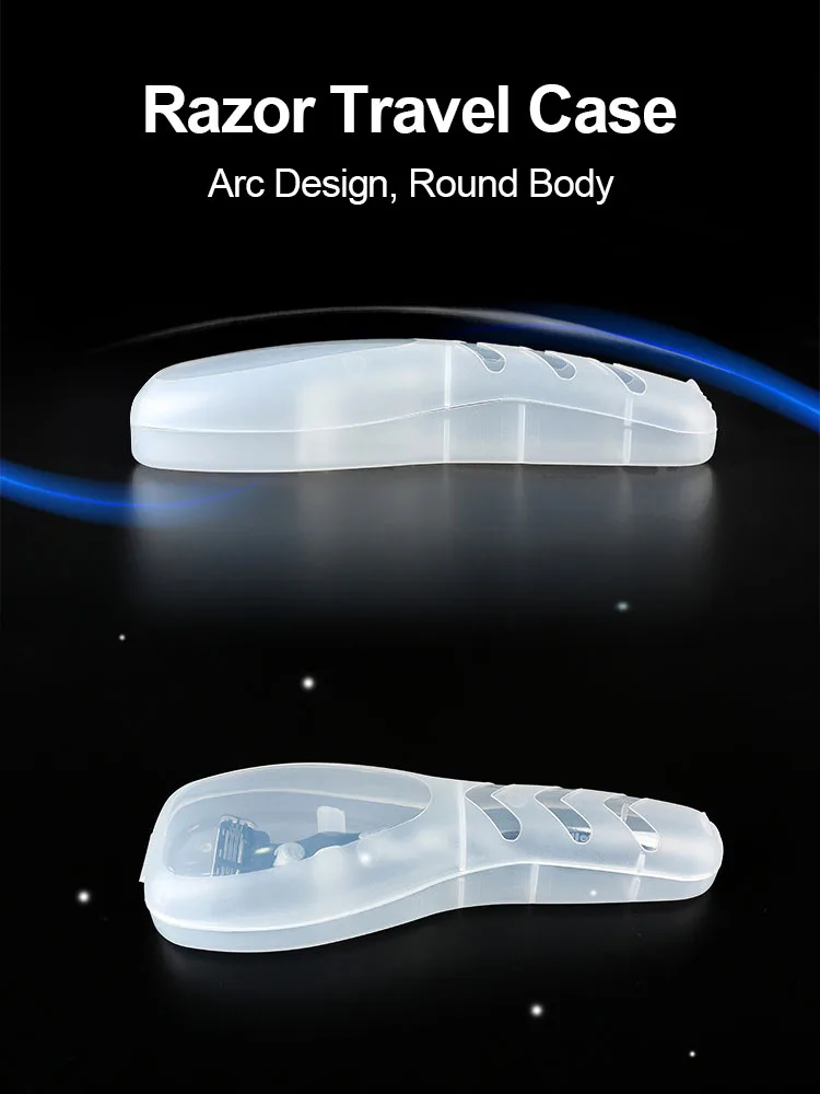 Органайзер для бритвы, дорожный чехол для бритвы, ящик для хранения Gillette, лезвие для бритвы, подходит для ручных бритв, пылезащитный чехол