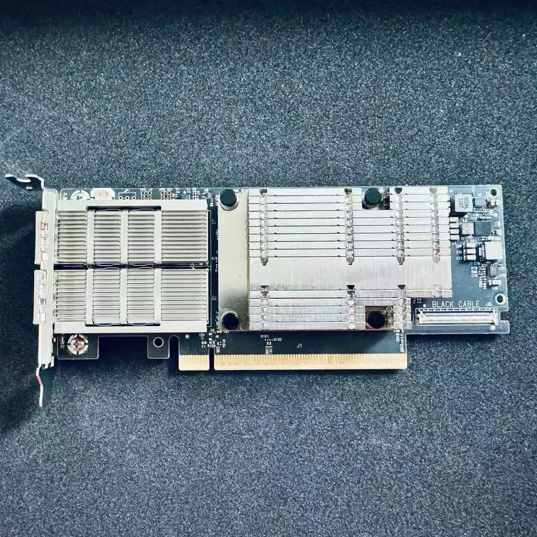 

MCX755106AS-HEAT CX7 двухпортовая сетевая интерфейсная карта InfiniBand IB 200 ГБ