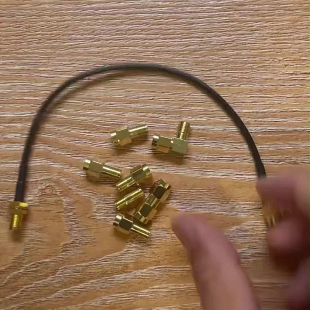 SMA Male to SMA Female Cable Assembly 15cm with 7 Units SMA Adapters SMA Male SMA Female RP-SMA Male