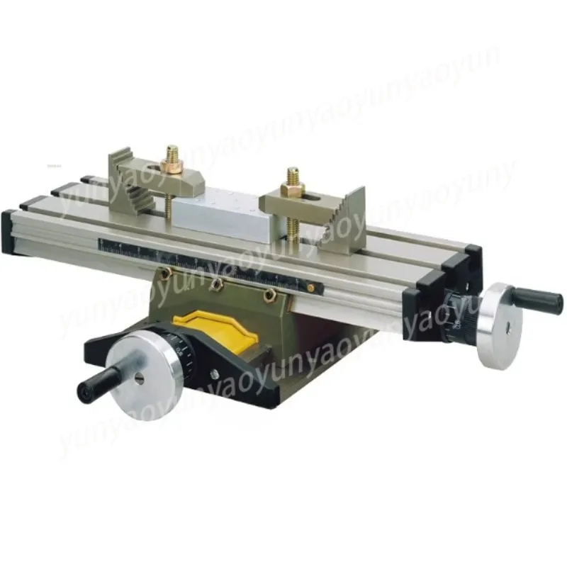 Mini Precision Cross Slide Table for Bench Drilling Milling Machine Workbench Extension Plate Durable Stable Sliding Workbench