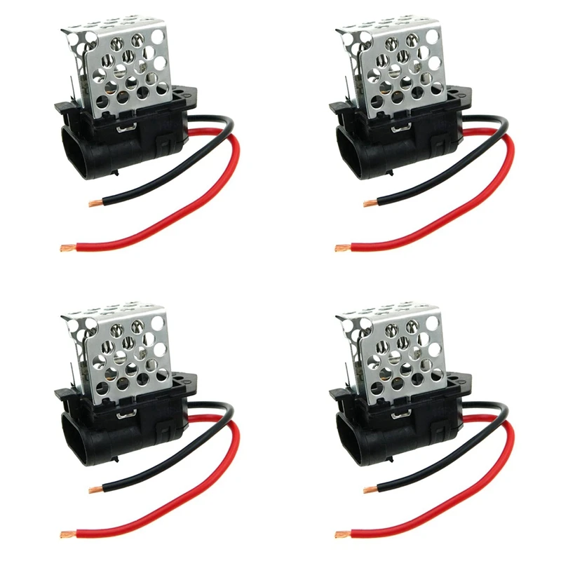 

4X 3134503070 Radiator Fan Blower Motor Resistance For Chevrolet Astra Vectra 2.0 8V GM Agile Classic 94718195 FR103