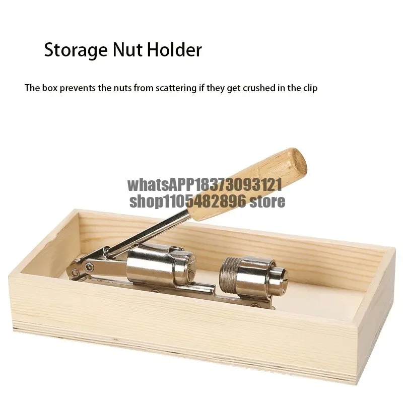 Multifunctional Stainless Steel Nutcracker Portable Manual Mechanical Sheller Fast Opener for Walnut Nut Kitchen Clamps Tools