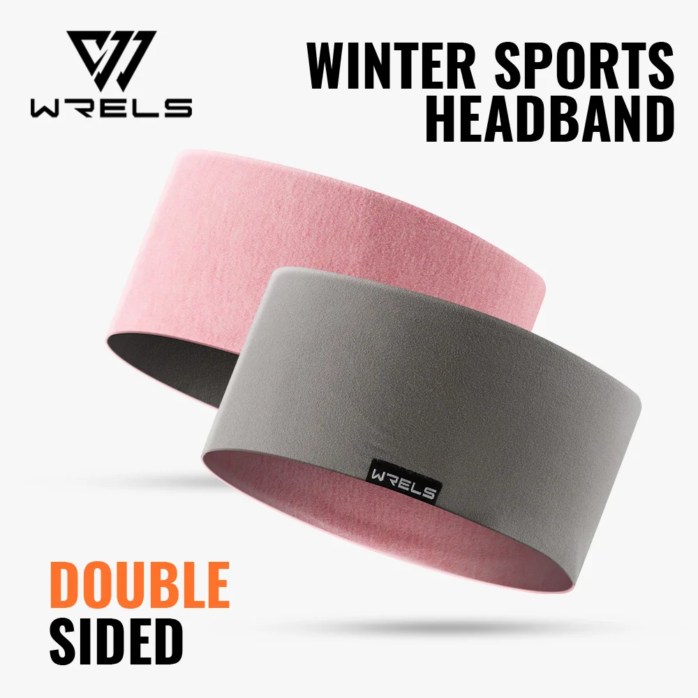 WRELS Outdoor-Sport-Stirnband, schweißabsorbierend, schnell trocknend, elastisch, zum Laufen, Radfahren, Schweißableitung, Ski, Sport, Haarband, atmungsaktiv, saugfähig, Haarbänder