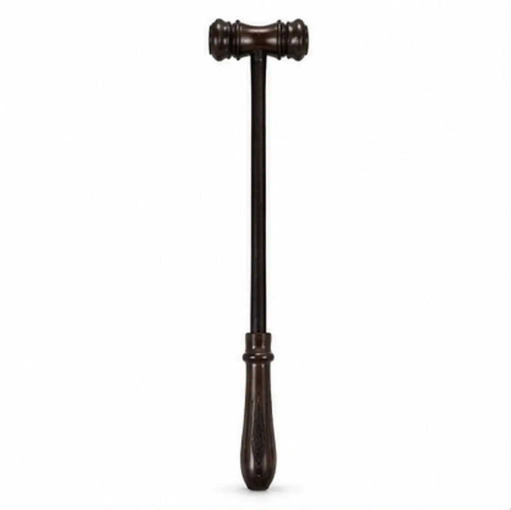 Judge Gavel Wooden Auction Hammer for Lawyer Court Use Premium Solid Wood Construction Smooth Finish Easy Storage Convenient