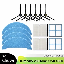 Für iLife Chuwi V8 V8s Plus X750 X800 X785 V80 Max Seite Pinsel Hepa-Filter Mopp Teile Zubehör Roboter Vakuum staubsauger Teile