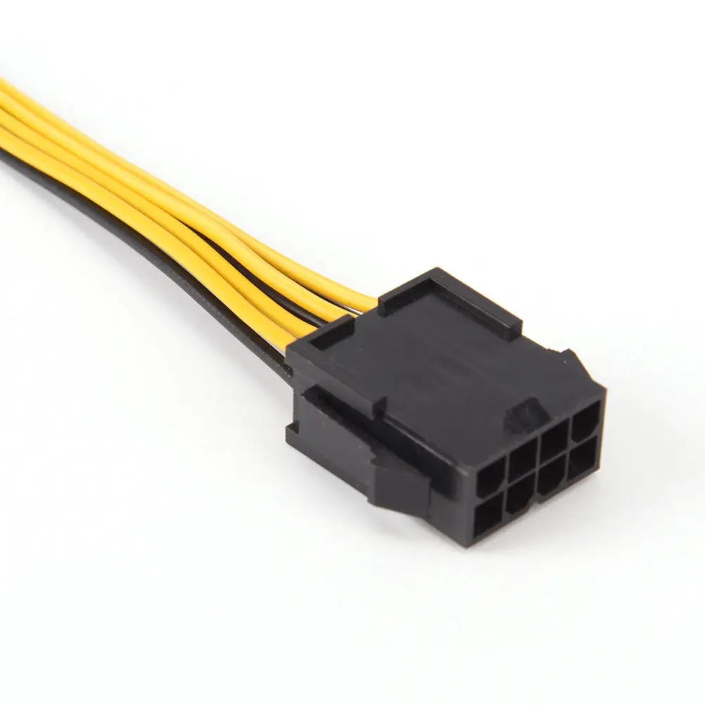 Hot 8 Pin to 8 Pin ATX EPS Male to Female Power Extension PSU Mainboard Power Extension Adapter 8pin  CPU Power Extention Cable