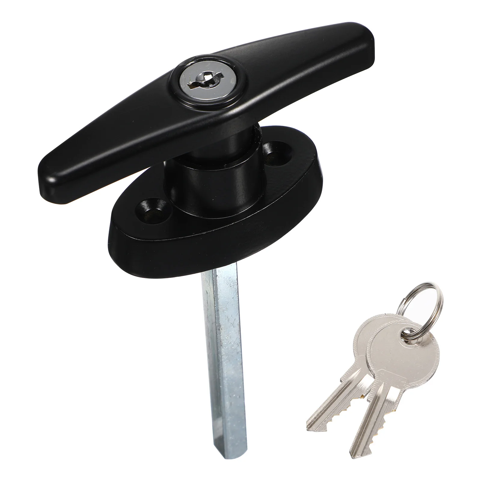 

Electric Cabinet Handle Lock T Type Toolbox Turn Handle Lock Waterproof Strong for Trailers Power Distribution Cabinets