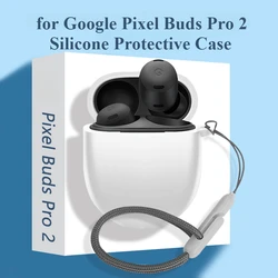 Case for Google Pixel Buds Pro 2 Protective Nylon Lanyard Soft Cover Shells Anti Dust Sleeve Hand Rope Strap Accessories