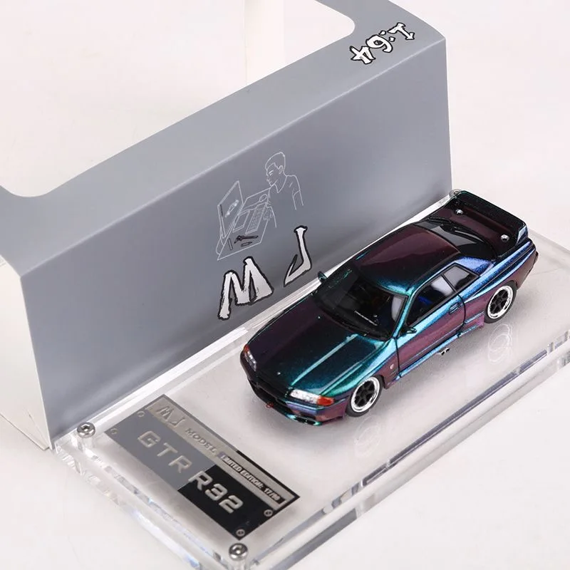 MJ 1:64 Nissa GTR R32 Alloy Car Model Limited Edition Collection Gift Set