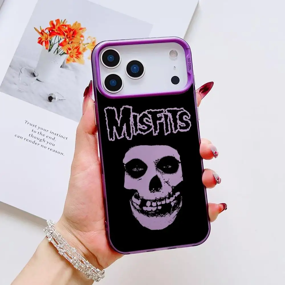 Misfits Phone Case For IPhone 17 16 15 14 13 12 11 Pro Max Air Multicolor Matte Laser Metallic Aurora Funda - Image 6