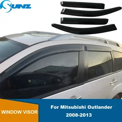 Side Window Deflector For Mitsubishi Outlander 2008 2009 2010 2011 2012 2013 Weather Shields Window Visors Sun Rain Guards SUNZ