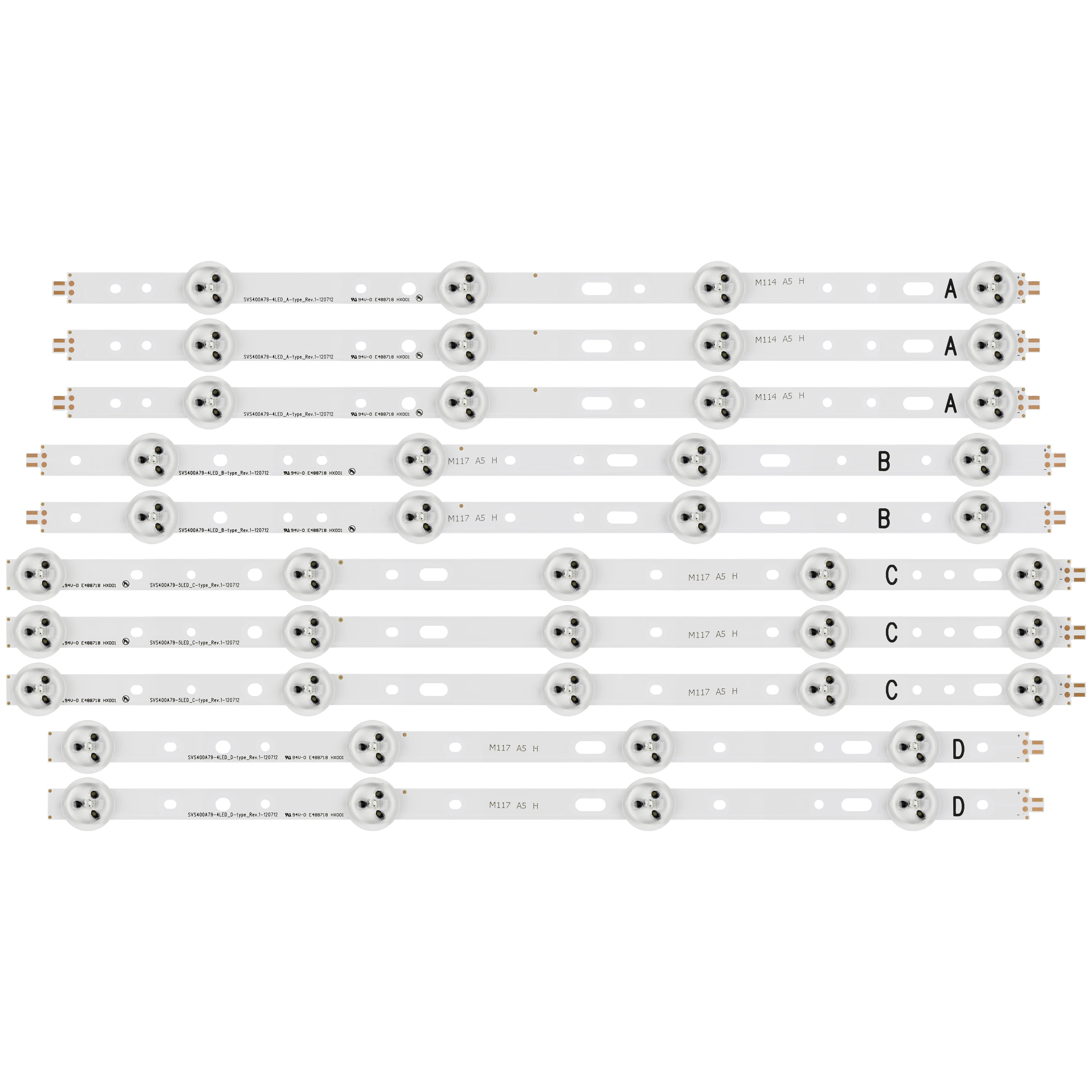 LED Backlight Strip for 40PFL3078/12 40PFL3208T/60 40PFL3208H/12 40PFL3107H/12 40PFL3208K/12 SVS400A79 SVS400A73 40/122I