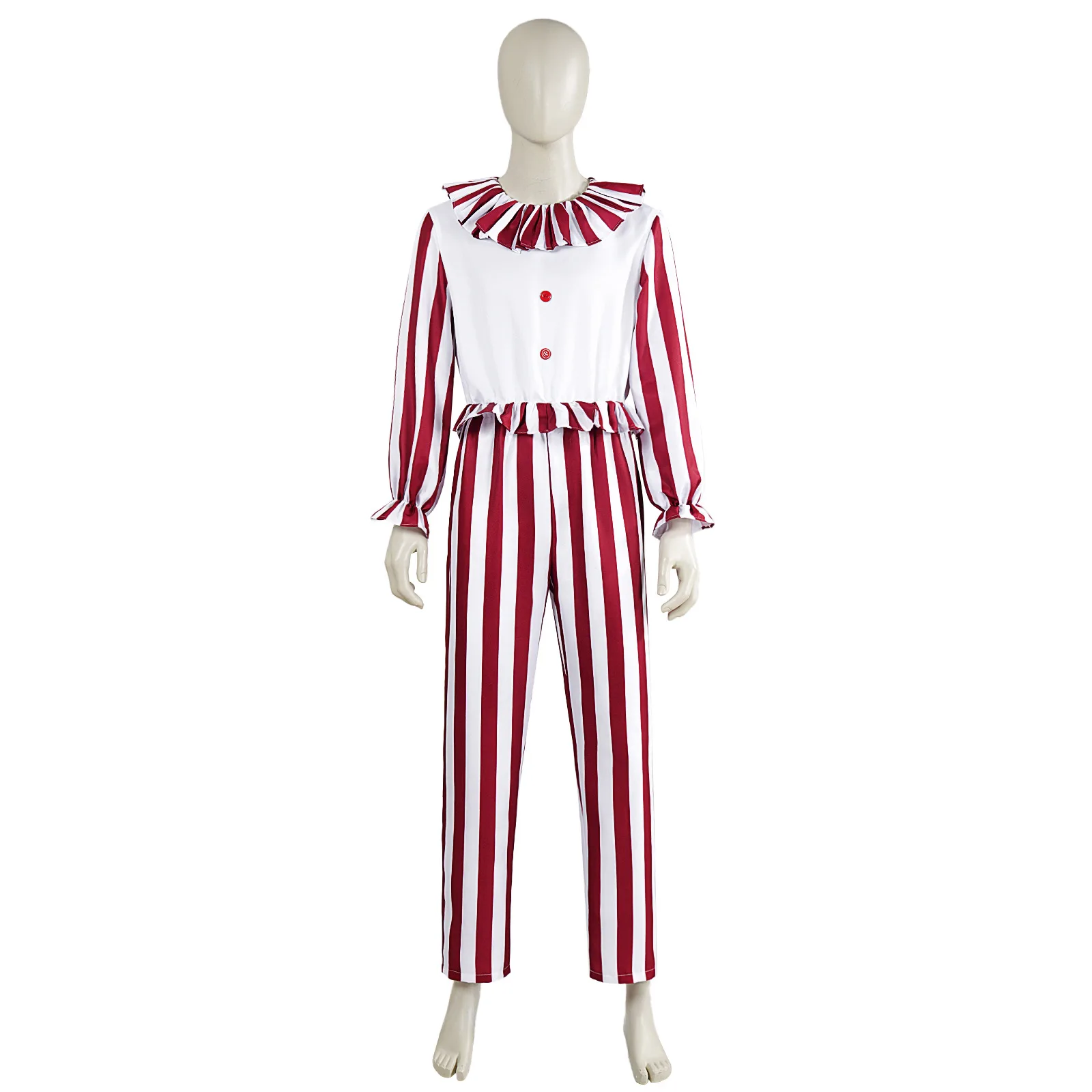 

Cross-Border New Style Cornfield Clown Cosplay Halloween Costume Maize Field Clown Cos Outfit Women's Ethnic Stage Wear