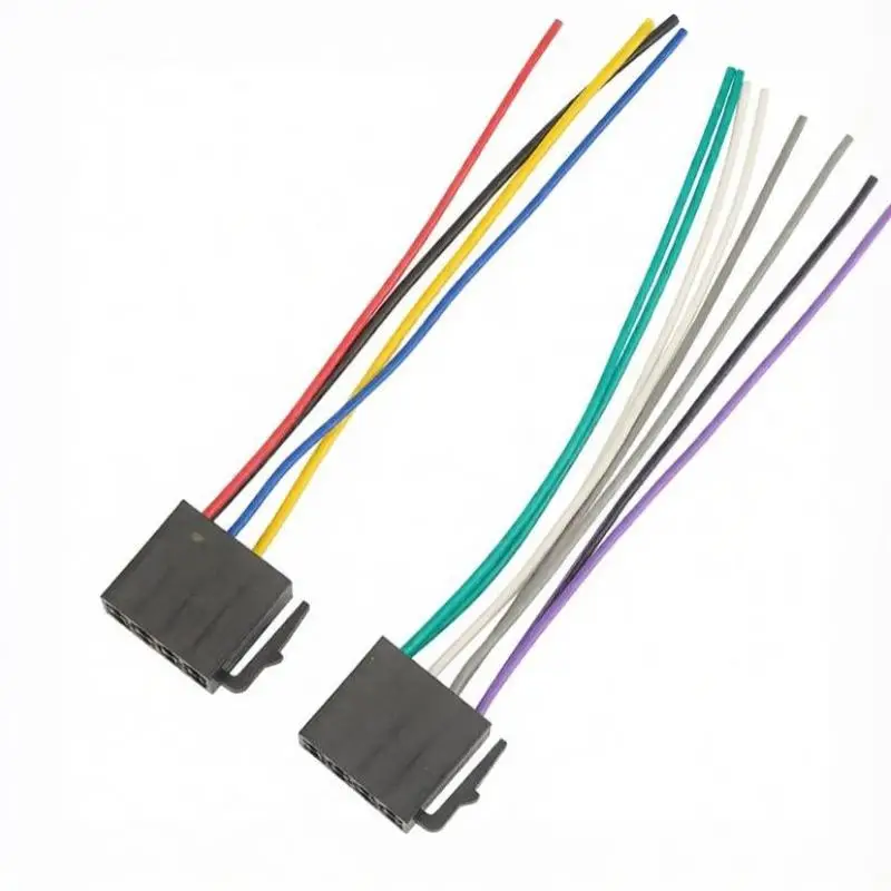 New Automotive Wiring Harness For Car Radio Replacement With Standard Color Code Markings