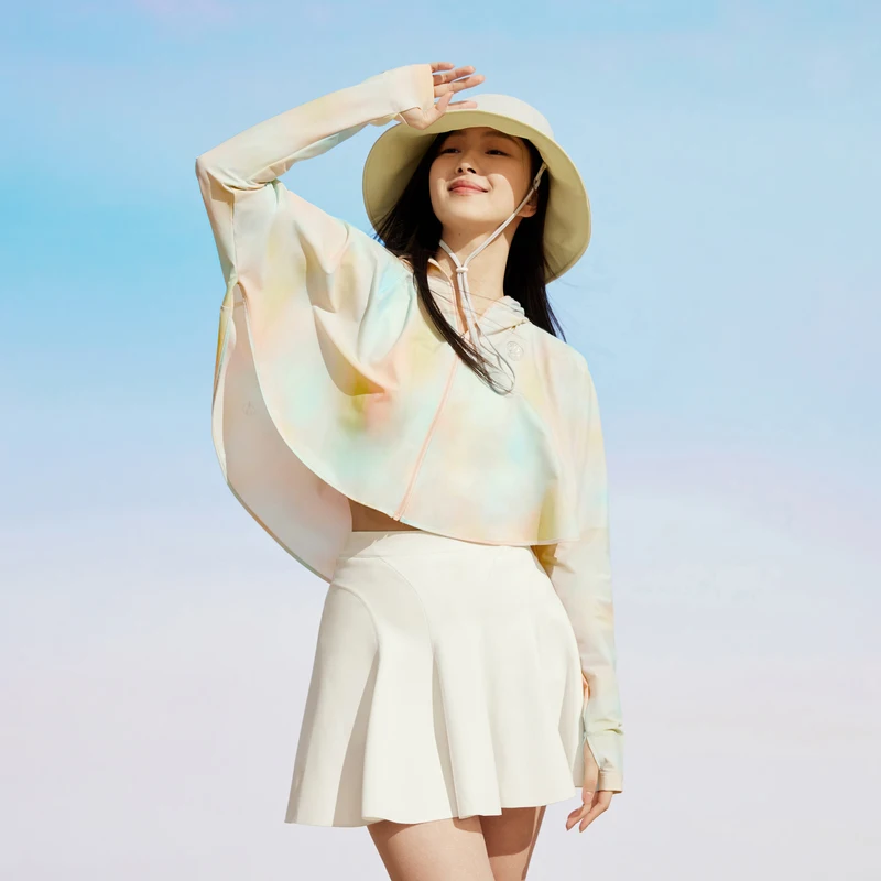 

Bosideng Women's 2023 Sun Protection Jacket - Jiaoyang Series, Loose Fit UPF100+ Short Fashion Style