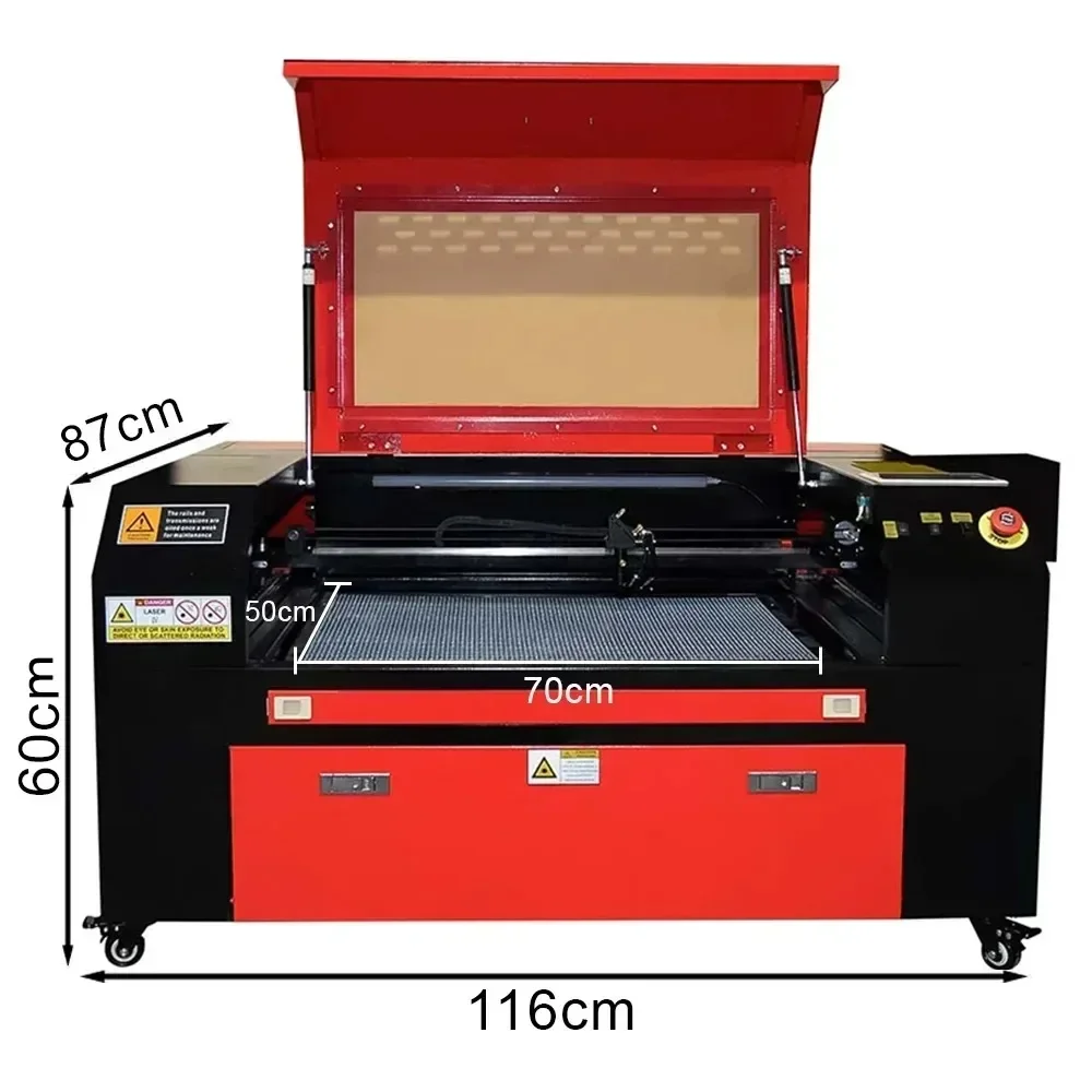 

SIHAO 60W CO2 Laser Engraver,Ruida Engraver 70*50cm Laser Engraving Machine Laser Cutter and Engraver For Wood Acrylic