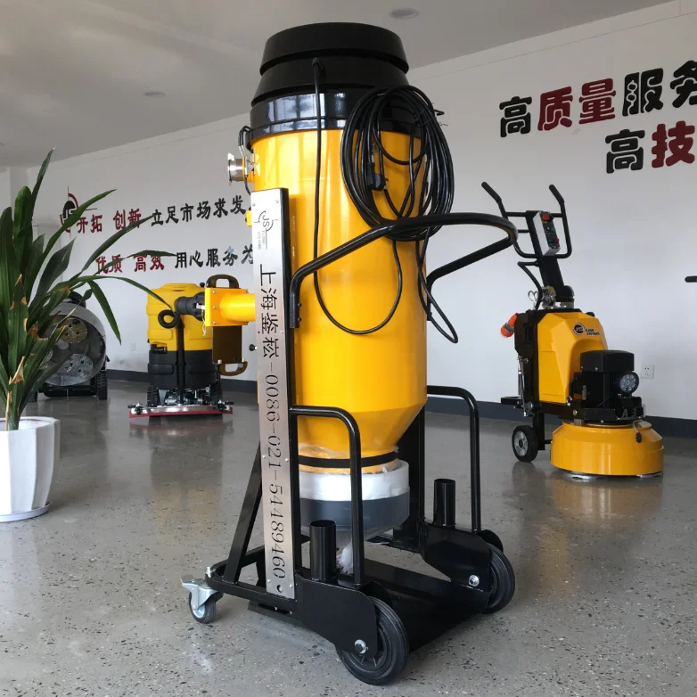 HEPA Industrial Vacuum Cleaner 110V Dust Extractor With Self-cleaning V2 Dust Collector For Floor Grinder