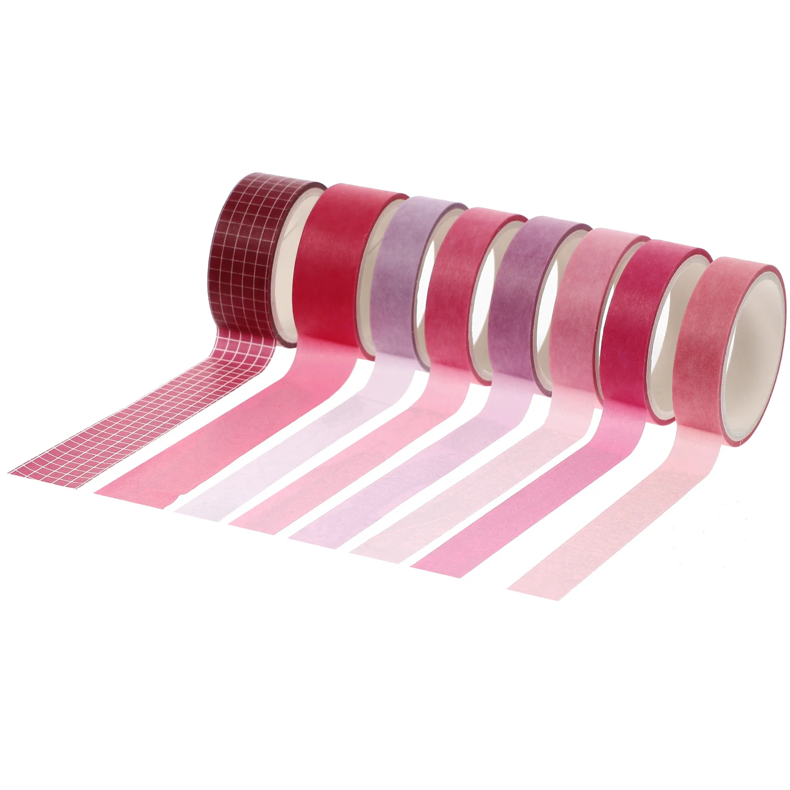 

8 Rolls Washi Tape Decorative Thin Simple Style DIY Gift Wrapping Scrapbook Crafts Adhesive Paper Tape Gift Wrapping Tapes