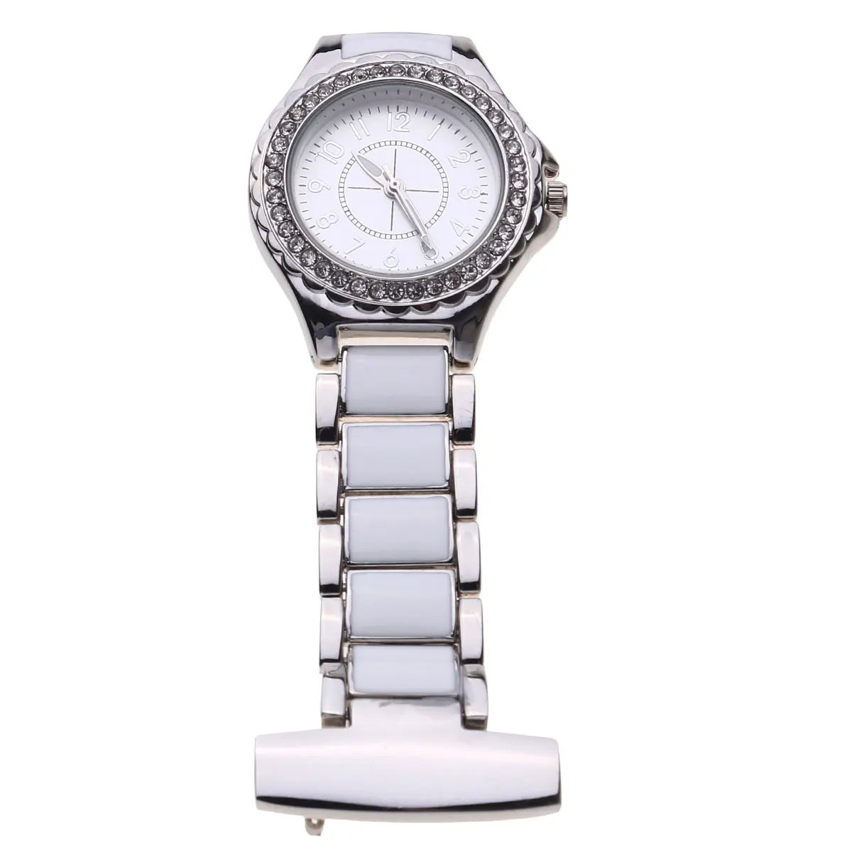 Nurse Pocket Durable Gift for Doctors Nurses Simple Design Pin On Style Doctor Hanging Watch Lapel Pin