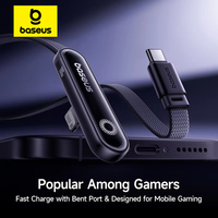 Baseus Elbowed 20W USB C Cable LED USB Cable Type C Fast Charging Data Wire For iPhone 14 13 12