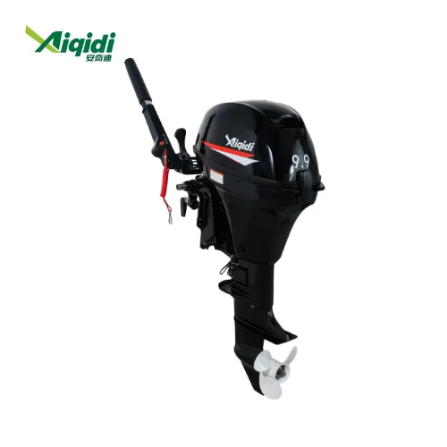 AIQIDI 9.9HP 4-Stroke F9.9 Marine Motor Tiller Control Short Shaft Manual Start Outboard Engines