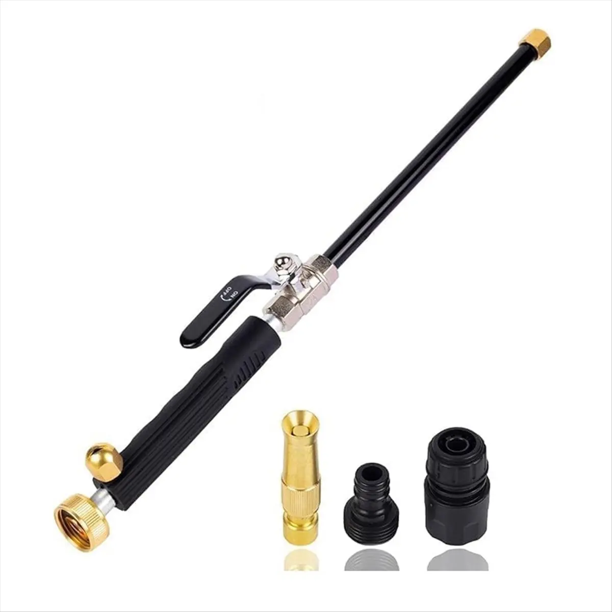 A24I High Pressure Jet Nozzle Power Washer Wand for Garden Hose, with 3 Different Nozzles and Hose Quick Connectors