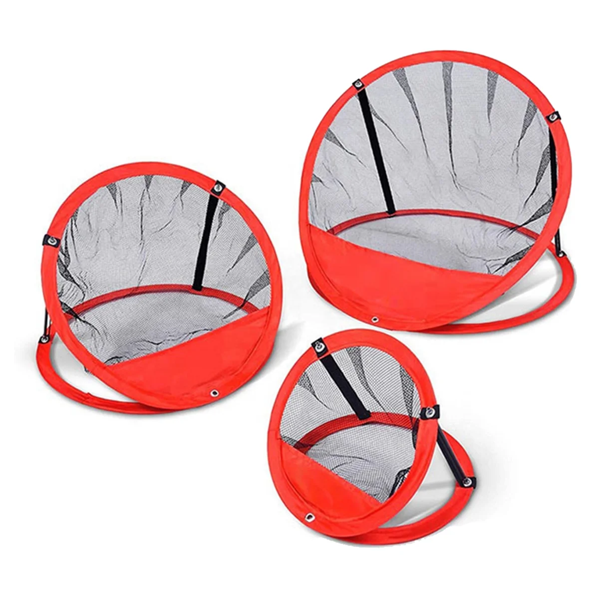 

3Pcs Foldable Golf Chipping Practice Net Foldable Cages Target System with Carrying