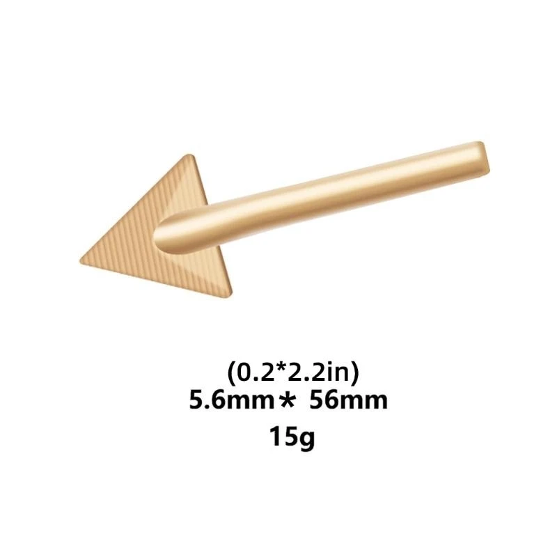 

A5YD 3/4Pcs Gold Welder Soldering Iron Tips Triangular Copper Soldering Iron Head Replacement Tip for Plastic Welding Repair
