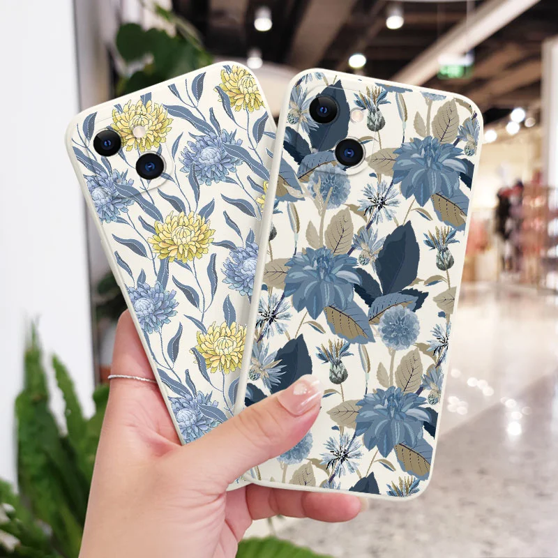 Custodia per telefono Firm Flowers per iPhone 16 15 14 13 12 11 Pro Max Mini X XR XS MAX Plus Cover