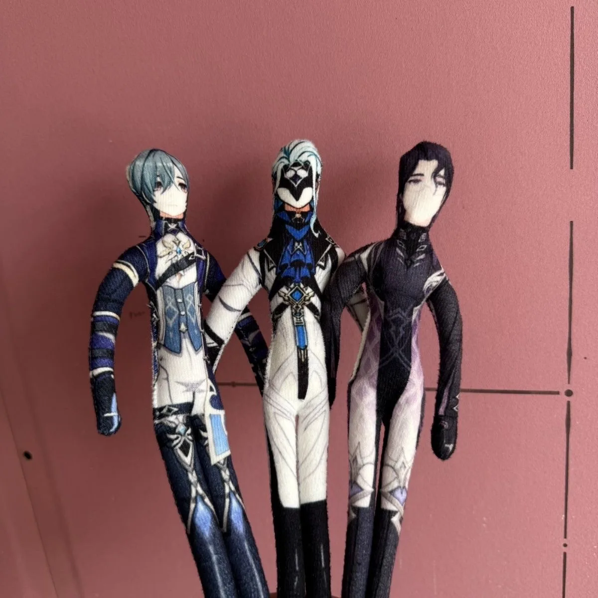 26cm Genshin Impact Plushie Doll Zandik The Doctor Il Dottore Pantalone Bendable Wire Body Anime Figure Stuffed Toy Gift