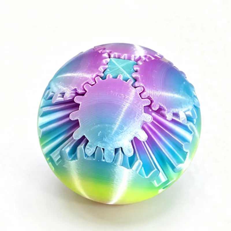 New 3D Printed Rotating Spherical Cube Office Desktop Toy for Stress, Anxiety, Relaxation, and Stress Relief