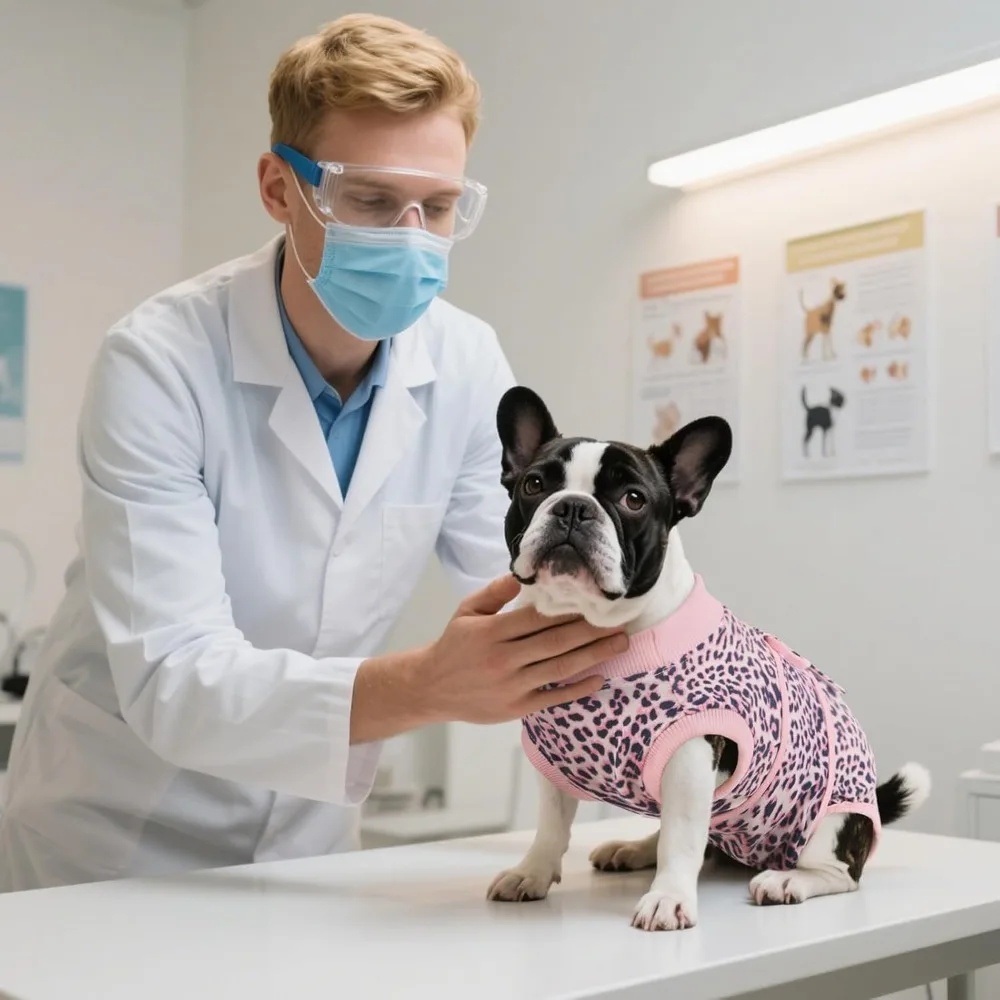 بدلة جراحة الكلاب من Kuoser، بدلة مريحة لاستعادة الكلاب، قطعة واحدة للكلاب للجراحة، ملابس واقية بعد التشغيل، طوق إلكتروني ناعم Alte