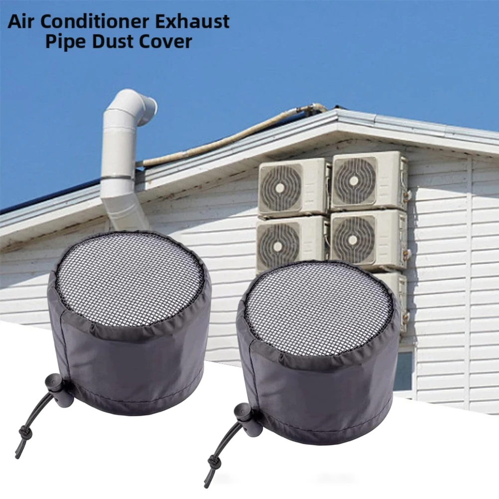 2 PCS Ventilation Cover Filters for Plant Growing Tents Featuring Waterproof Oxford Cloth and Adjustable Elastic Band