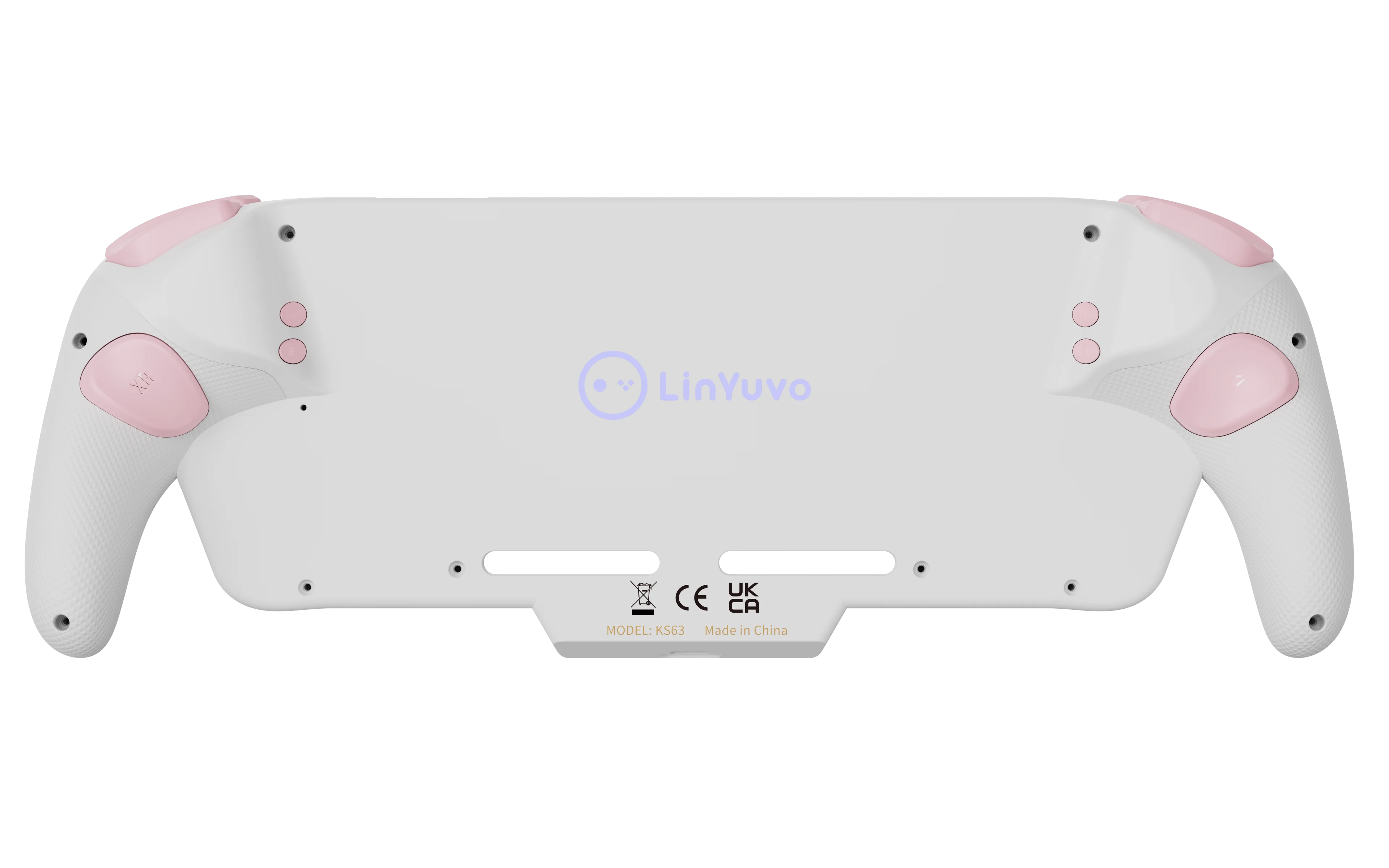 LinYuvo Retro Gamepad KS63 for Switch OLED with Dazzle Color Supports Programming &Vibration Adjustment,Silicone material