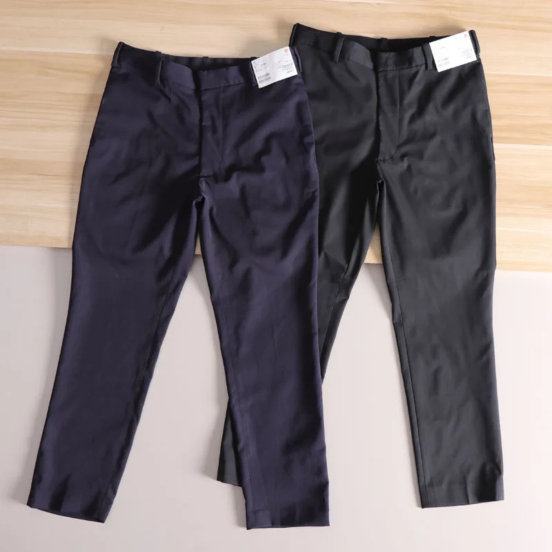 

Comfortable Easy to Maintain Spring Men's Casual Pants Breathable Stretchable Thin Nine Points West Pants Faionable Urban S...