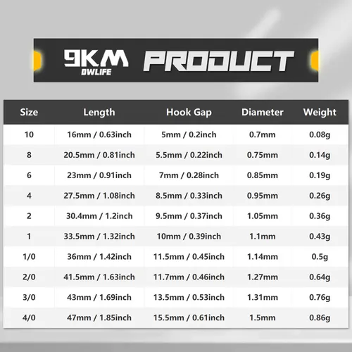 Imagen 2 del producto Ganchos de pesca Baitholder de 9KM, gancho de gusano rojo de vástago largo, gancho de cebo para agua salada y dulce, nuevo