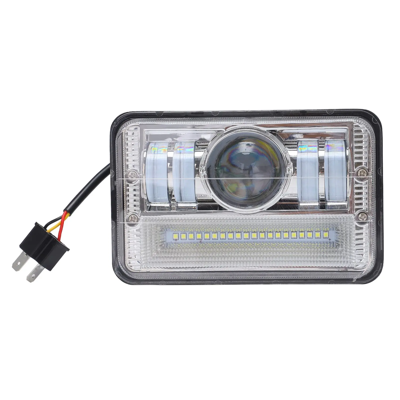 

5 Inch Square Daytime Running Light Car Motorcycle Front Headlight DRL High Low Beam Flood Spotlights LED Work Light