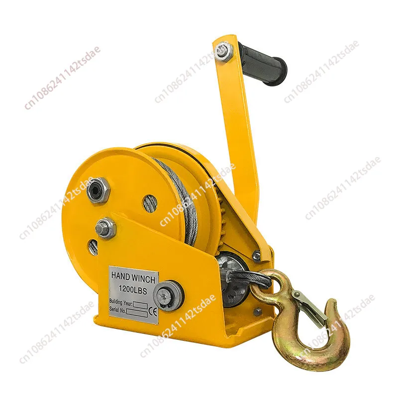 Hand winch Self-locking hand winch 1200 lbs 1800 lbs Manual traction Hoist Small hoist