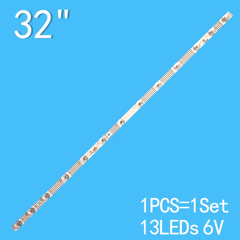 

1PCS/Lot 630mm LED Backlight Strip For TCL 32"TV LVW320NEAL 32HR330M13A0 32HR330M12A0 V3 4C-LB3212-HR01J L32F3301B 32P6 32L21