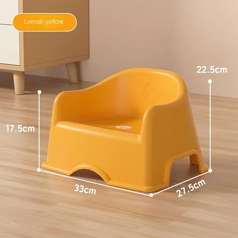 Children\'s Plastic Stool Baby Sofa Thickened Home Backrest Small Chair Bath Stool Kindergarten Stool