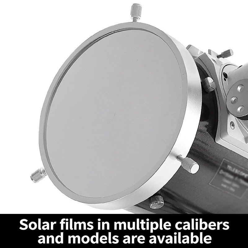 Telescope Sun Filter Portable Solar Light Reduction Accessory Daytime Observation of Sunspots, Solar Eclipses, Solar Storms