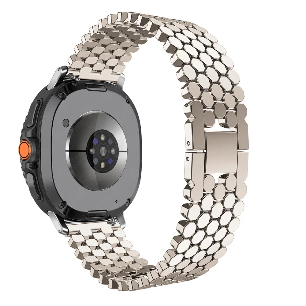 Hochwertiges Edelstahl-Armband für Samsung Galaxy Watch 9/8/8 Classic 46mm 40 44mm Metall-Uhrenarmband für Samsung Ultra 2/2025 – Detail 7
