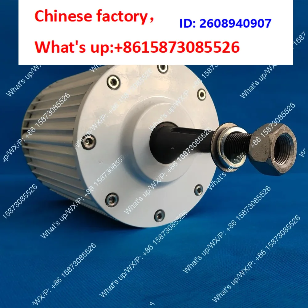 Factory large generator alternator  5kw 10kw 24V 48V 220V wind turbine gearless permanent mag-net low speed  BGM-PMG1000L-10000L