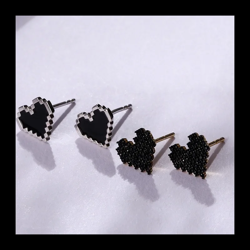 اليابان وكوريا الجنوبية S925 فضة لون القلب النساء، عيد الحب Qixi مهرجان هدية مزاجه العلاج