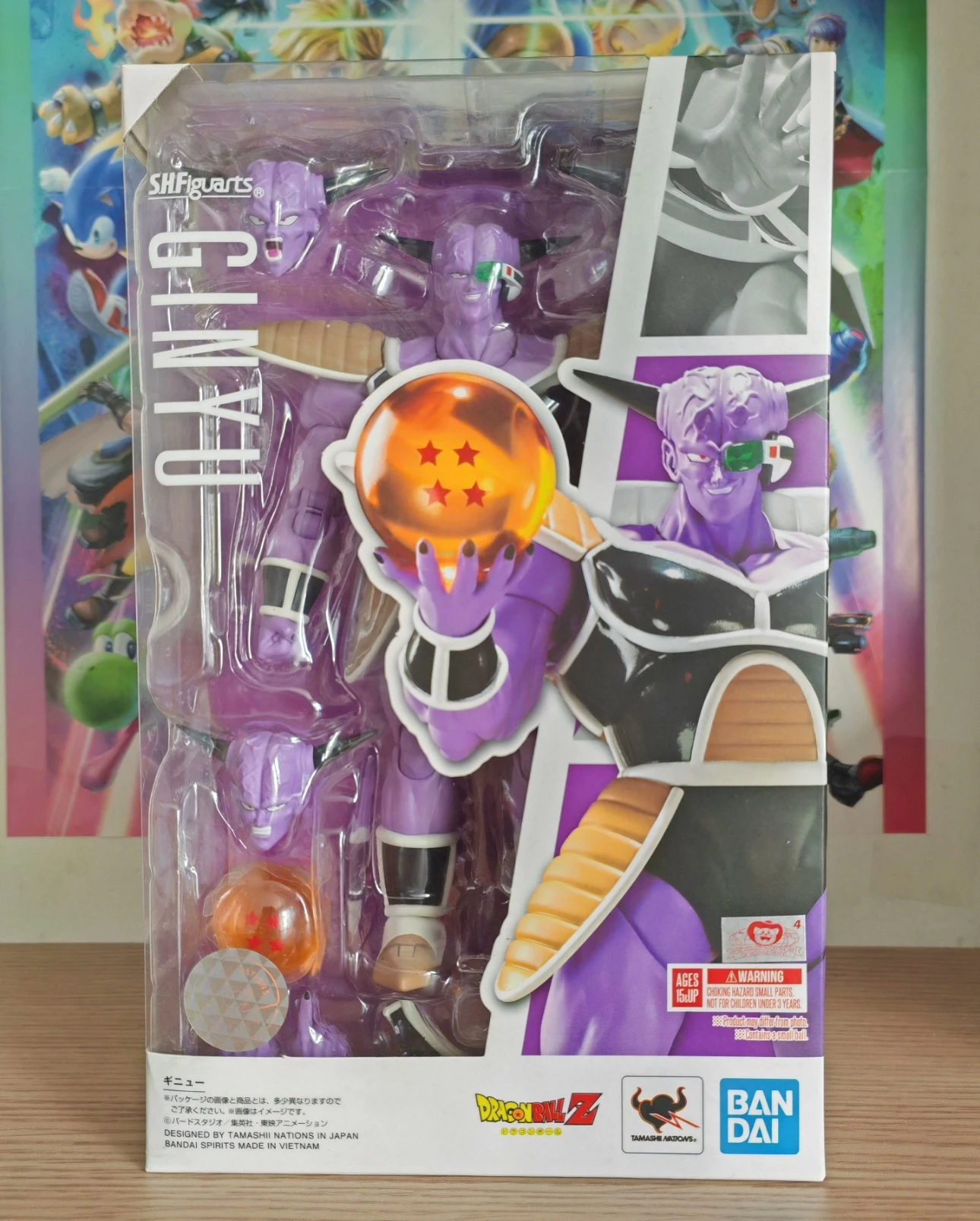 재고 있음 100% 오리지널 반다이 Shf Sh Figuarts 드래곤 볼 Ginyu 액션 피규어 애니메이션 모델 완구 Figura Pvc 선물 수집