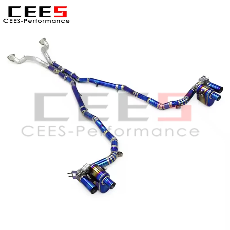 

CEES Full Exhaust System for Ferrari GTC4 Lusso/Lusso T 2016+ SUS304 Header Downpipe Exhaust Pipes Vacuum Valve Catback Exhaust
