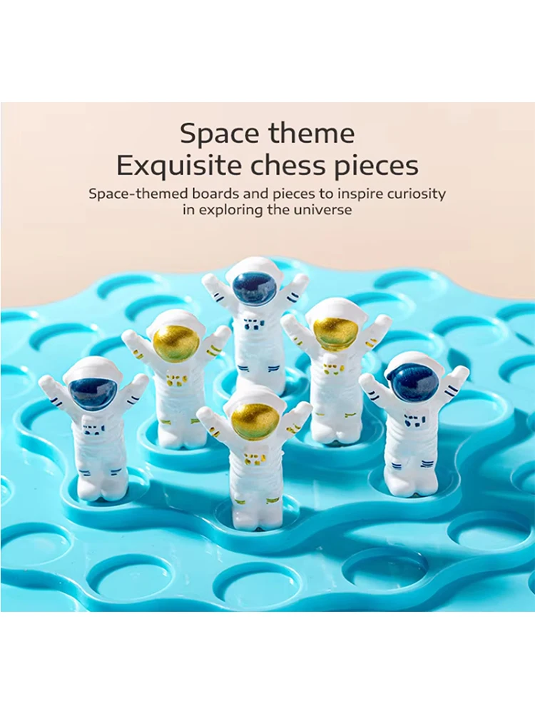 우주 비행사 밸런스 트리 테이블 게임, 듀오 대화형 집중력, 논리적 사고 게임