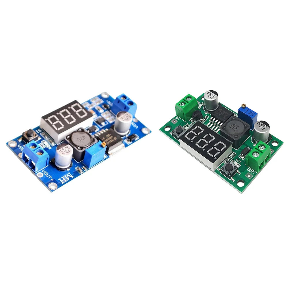 LM2596 DC-DC Voltage Adjustable Step Down Module 4.5-40V To 1.25-37V Adjustable Regulator Module 3A with LED Voltmeter