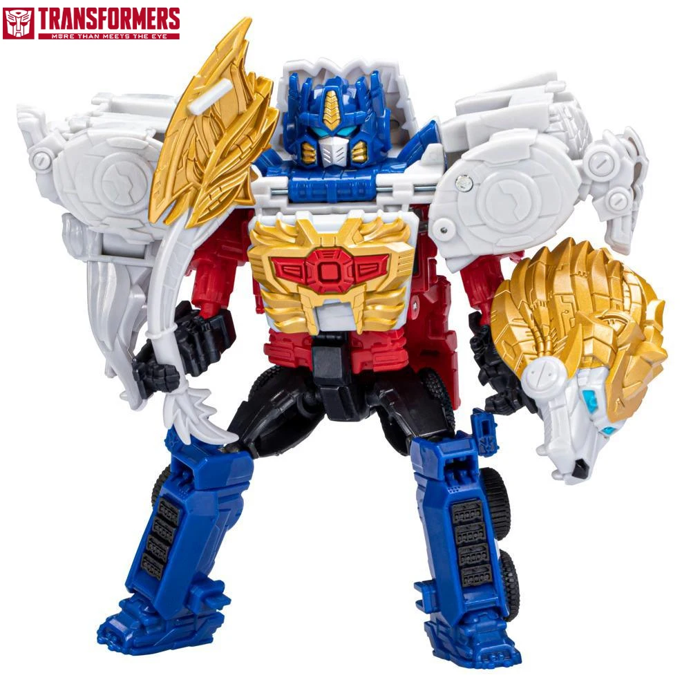 Transformers: Rise of The Beasts Movie, Beast Alliance, Beast Combiners 2-Pack Optimus Prime & Lionblade Toys 5-Inch